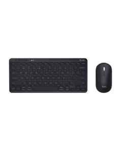 Ensemble Souris et Clavier Sans Fil TRUST LYRA Rechargeable - Noir