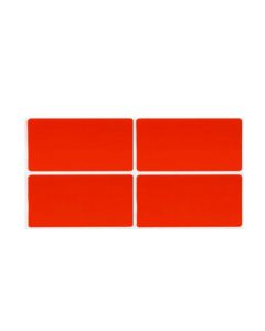 Étiquettes Multi-usage 10x20 mm - Rouge
