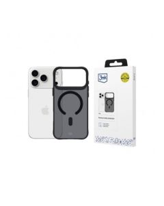 Coque 3MK MagSafe iPhone 17 Pro Max Antichoc Noir