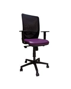 Fauteuil Opérationnel DUKE En Simili Cuir Avec Accoudoirs Réglable - Violet