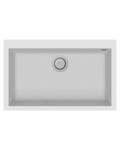 Évier De Cuisine Encastrable FOCUS Graniteck 1 Bac 80cm - Blanc