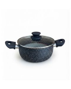 Faitout Antiadhésif Baroly 20 cm – Effet Pierre Inox