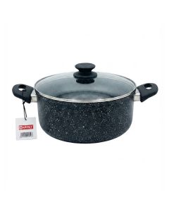 Faitout Antiadhésif Baroly 26 cm – Effet Pierre Inox