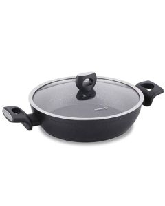 Faitout KORKMAZ Nora A2943 24cm Avec Couvercle - Noir