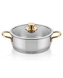 Faitout VIVALDI 22 cm 18/10 - Gold