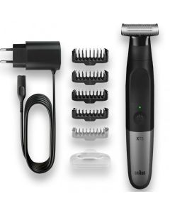 Rasoir-Tondeuse Rechargeable BRAUN Series X Wet & Dry - Noir (XT5100)
