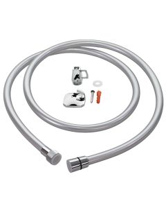 Flexible de Toilette Kwartz 1m PVC & ABS Chromé - Silver