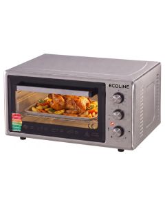 Four Électrique ECOLINE 50L Silver 1400W Turbo Fan