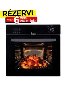 Four Encastrable A Gaz Ventilé UNIONAIRE I-Cook 70 Litres - Noir
