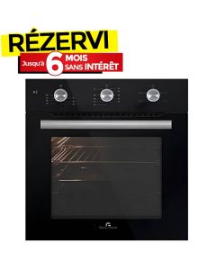 Four Encastrable Ventilé GALAXY NATUREL MFA615BLGP 56 Litres - Noir