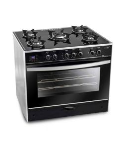 Cuisinière à Gaz UNIONAIRE GAS-C6090GS-AC 90 cm 5 Feux - Noir