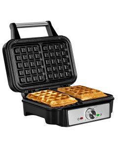 Gaufrier ZEEGMA GOFREE CHEF – Gaufres Belges Épaisses – Noir