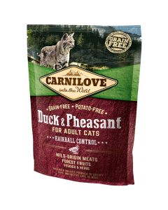 Croquettes CARNILOVE Pour Chat Canard & Faisan 400 g