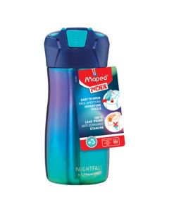 Gourde MAPED Inox Simple Paroi 430 ml - Nightfall