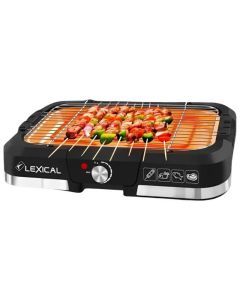 Grill Barbecue Électrique LEXICAL LBQ-2590 2000W - Noir