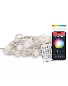 Guirlande SmartLED KSIX 10 m RGB avec Télécommande - Blanc