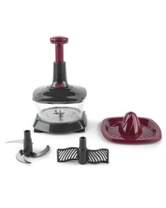 Hachoir Manuel 3EN1 JATA HMAQ4505 - Noir&Rouge 