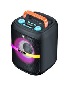 Haut parleur Bluetooth ZQS8183 avec micro sans fil et télécommande - Noir