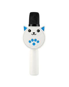 Haut Parleur et Microphone karaoké Bleu Best Sound MC881