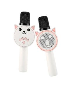 Haut Parleur et Microphone karaoké Blanc Best Sound MC881
