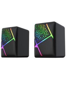 Haut Parleur Filaire STAR WAVE WS0123	RGB - Noir