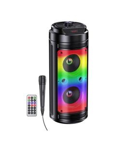 Haut Parleur Noir Kaku KK-6202 Bluetooth RGB 20W