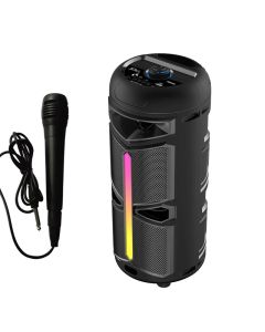 Haut Parleur Sans Fil ZQS 4293 Rechargable Avec Microphone  - Noir