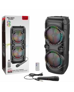Haut Parleur Sans Fil ZQS 8229 Rechargable Avec Microphone  - Noir