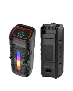 Haut-Parleur ZQS6239XW Bluetooth RGB avec Micro Noir