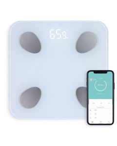 Pèse Personne Connecté LIVOO DOM428 180 Kg - Blanc
