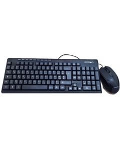 Ensemble Clavier & Souris CROWN CMMK-405 USB - Noir