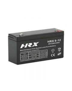 Batterie Plomb Rechargeable HRX 6V 12Ah