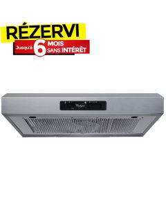 Hotte Casquette WHIRLPOOL WSLK65LSX 60 cm - Inox