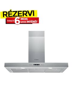 Hotte T-BOX ARISTON AHBS93FLLX 90cm 4 vitesses - Inox