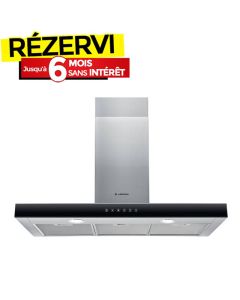 Hotte T-Box ARISTON AHBS97FLTIX 90cm 4 vitesses - Inox