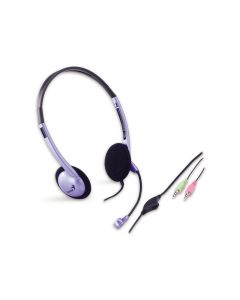 Micro Casque Filaire Genius HS-02B - Noir&Bleu 