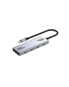 HUB USB-C GEMBIRD 4 Ports USB-C 3.2 Gen 2 Silver