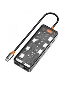 HUB USB-C WIWU CB012 12en1 - Gris