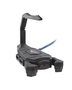Hub USB Gamer ELYTE SCORPIO Et Passe Câble Souris - Noir
