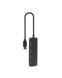 HUB USB GEMBIRD Type-C à 4 ports - Noir