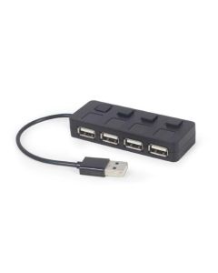 HUB USB GEMBIRD Type-C à 4 Ports UHB-U2P4-05 - Noir
