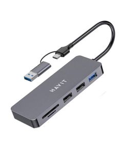 hub-usb-havit-hv-h41-type-c-5-en-1-aluminium