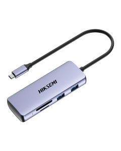 Hub USB HIKSEMI DS8 Type-C 8 EN1 - Gris