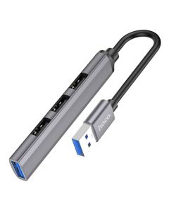Hub USB HOCO HB26 4en1 - Aluminium