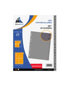 Intercalaire De Séparation OFFICEPLAST En PP Alphabétique - A4