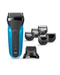 Rasoir Rechargeable BRAUN Séries 3 Shave&Style 310BT Wet & Dry - Noir&Bleu