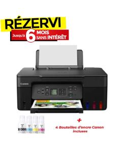 Imprimante a Réservoir Intégré CANON PIXMA G3470 3EN1 WIFI Couleur 