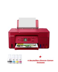 Imprimante a Réservoir Intégré CANON PIXMA G3470 3EN1 WIFI Couleur - Red