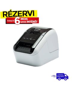 Imprimante d'étiquettes professionnelle BROTHER QL-800 - Noir & Gris