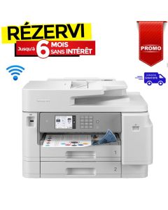 Imprimante Multifonction jet d'encre Brother MFC-J5955DW Couleur A3 WIFI